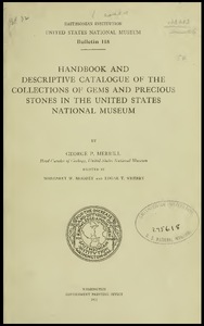 Handbook and descriptive catalogue of the collections of gems and precious stones in the United States National Museum